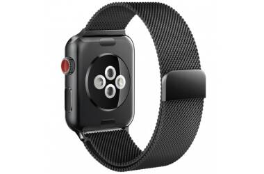 Bransoleta do Apple Watch 42/44/45/49 mm TECH-PROTECT Milaneseband  - czarna